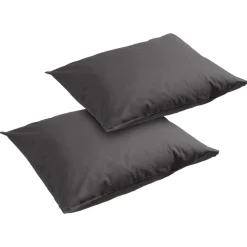 Kwantum Hoeslakens. Moltons & Kussenslopen|Beddengoed*Kussensloop Katoen - 60x70cm Antraciet