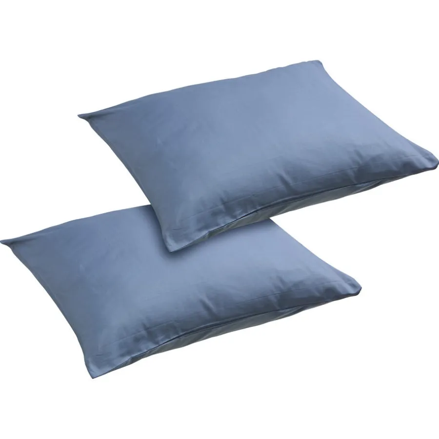 Kwantum Hoeslakens. Moltons & Kussenslopen|Beddengoed*Kussensloop Katoen Blauw