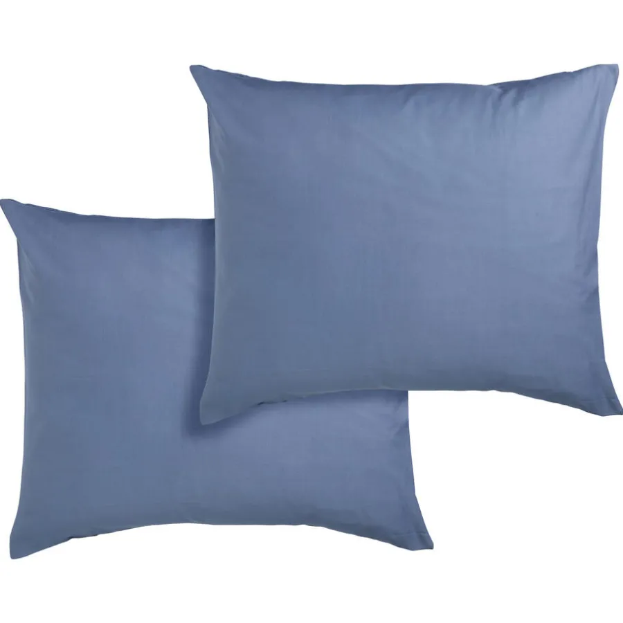 Kwantum Hoeslakens. Moltons & Kussenslopen|Beddengoed*Kussensloop Katoen Blauw