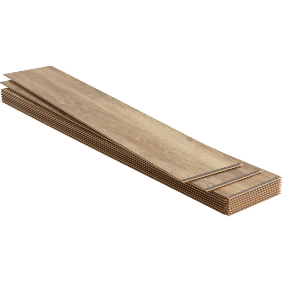 Kwantum Extra Breed Laminaat|Houtlook Laminaat*Laminaat Charlotte Town Naturel Eiken XL Plank Je berekent hoeveel meters je nodig hebt door lengte en breedte in te vullen