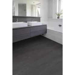 Kwantum Tegellook Laminaat|Extra Breed Laminaat*Laminaat Kimble Zwart Je berekent hoeveel meters je nodig hebt door lengte en breedte in te vullen