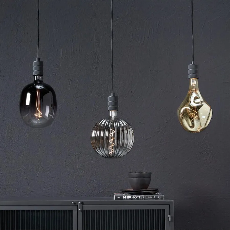 Kwantum Lichtbronnen*LED Lamp 16,5x28 Cm Champagne E27 Dimbaar