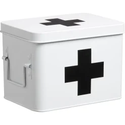 Kwantum Badkameraccessoires*Medicijnbox Wit 22x15 Cm