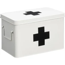 Kwantum Badkameraccessoires*Medicijnbox Wit 31x19x20 Cm