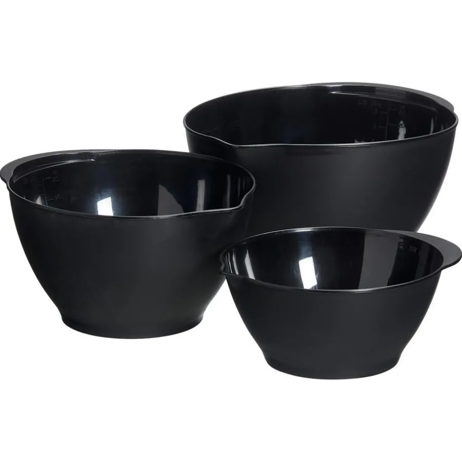 Kwantum Keukenaccessoires*Mengkommen S/3 Zwart