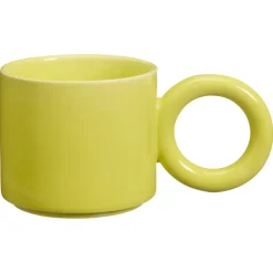 Kwantum Mokken|Mokken*Mok Met Oor Crispen Fluor Lime 225ml Limoen