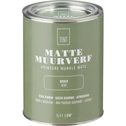 Kwantum Muurverf*Muurverf Mat Groen 1 L 1L
