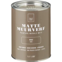Kwantum Muurverf*Muurverf Mat Khaki 1 L 1L