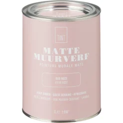 Kwantum Muurverf*Muurverf Mat Oud Roze 1 L 1L