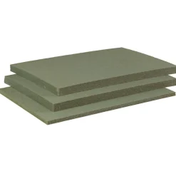 Kwantum Ondervloeren & Isolatie*Ondervloer Zachtboard Groen Je berekent hoeveel meters je nodig hebt door lengte en breedte in te vullen