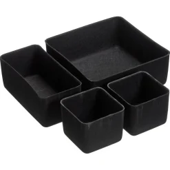 Kwantum Manden*Opbergers Vilt Zwart