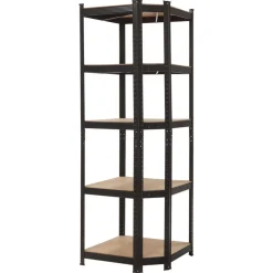 Kwantum Stellingkasten*Opbergrek Verzinkt Hoek Zwart