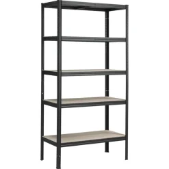 Kwantum Stellingkasten*Opbergrek Verzinkt Zwart