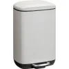 Kwantum Afvalbakken|Badkameraccessoires*Pedaalemmer Lux 5 Liter Lichtgrijs