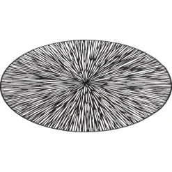 Kwantum Kerstservies|Placemats*Placemat Marsha Zwart ⌀38 Cm