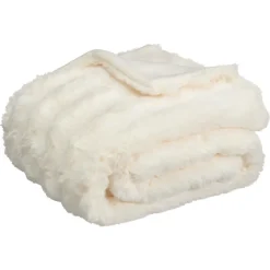 Kwantum Plaids*Plaid Aussois Crème 130x160 Cm Creme