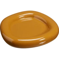 Kwantum Decoratie Schalen*Plateau Organic Bump Oker
