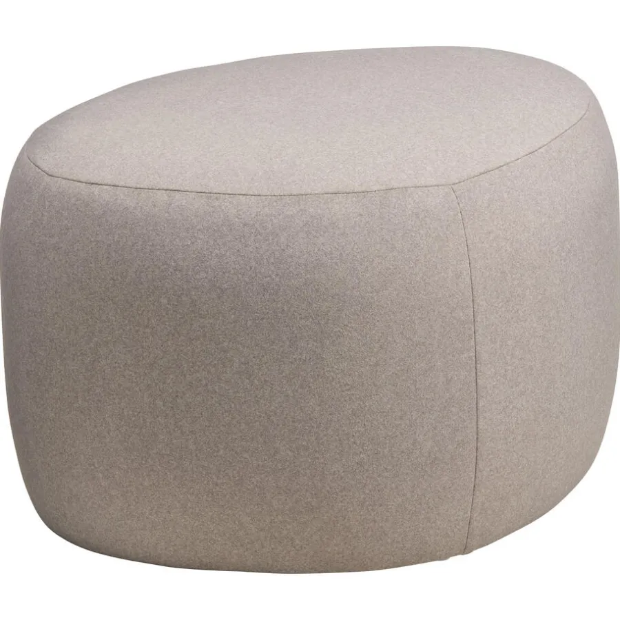 Kwantum Poefen & Hockers*Poef Kiezel Taupe L