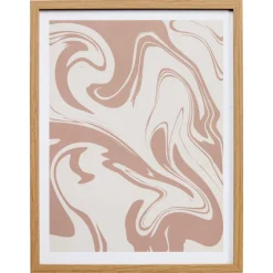 Kwantum Wanddecoratie*Poster Liquid Marble 35x45 Cm