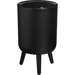 Kwantum Afvalbakken*Prullenbak Pootjes 7 Liter Zwart