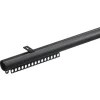 Kwantum Gordijnrails*Railroedeset 150 Cm Zwart Metaal - Ø28mm
