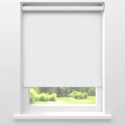 Kwantum Rolgordijnen*Rolgordijn Mila Wit Verduisterend