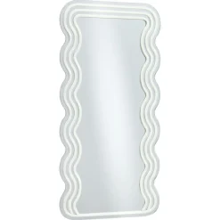 Kwantum Spiegels|Wandlampen*Spiegel Met Verlichting - Wave - Neon - Warm Wit - 70x35 Cm WarmWit