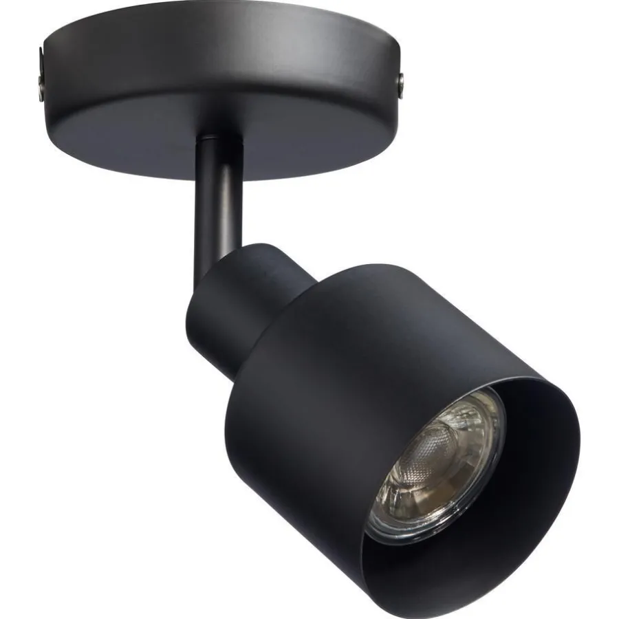 Kwantum Spots*Spot Artemis Zwart 1-lichts 01-lichts