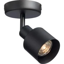 Kwantum Spots*Spot Artemis Zwart 1-lichts 01-lichts