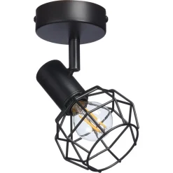 Kwantum Spots*Spot Deva Zwart - 1-lichts