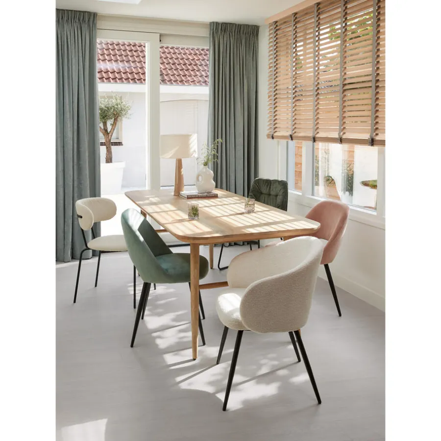 Kwantum Eetkamerstoelen*Stoel Bolzano Off-White