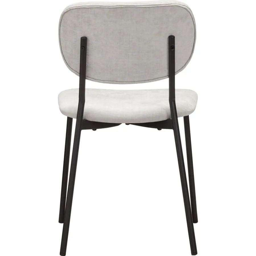 Kwantum Eetkamerstoelen*Stoel Desulo Lichtgrijs