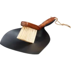 Kwantum Schoonmaken*Stoffer En Blik Hout Zwart