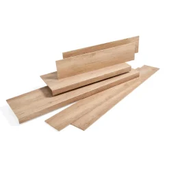 Kwantum Traprenovatie & Trapbekleding*Stootbord Callery Naturel Eiken 2st 90 Cm
