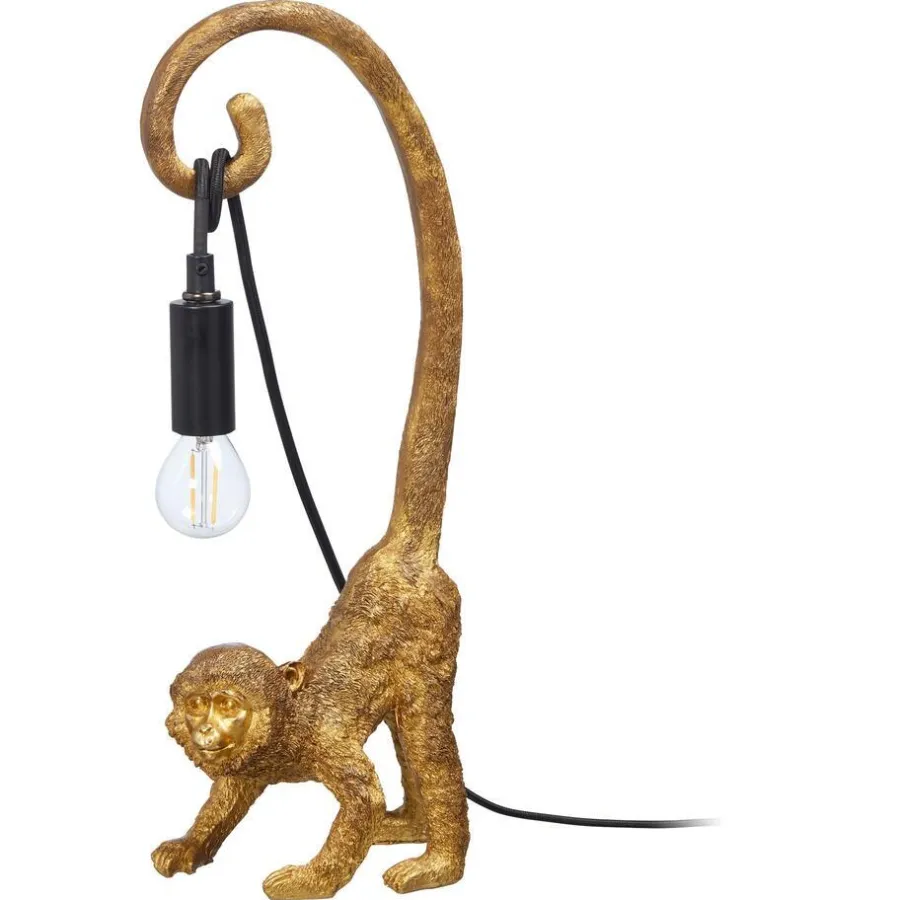 Kwantum Tafellampen*Tafellamp Aap Goud