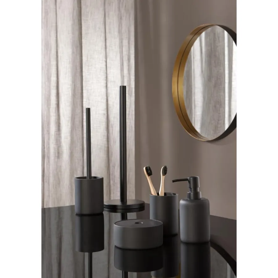 Kwantum Badkameraccessoires*Tandenborstelhouder Mat Zwart