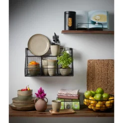 Kwantum Kerstservies|Keukenaccessoires*Theedoos Glas Zwart