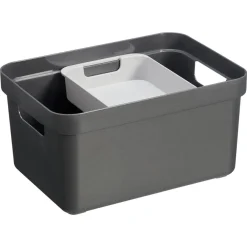 Kwantum Opbergboxen & Lades*Tray Grijs S Sigma Grijs