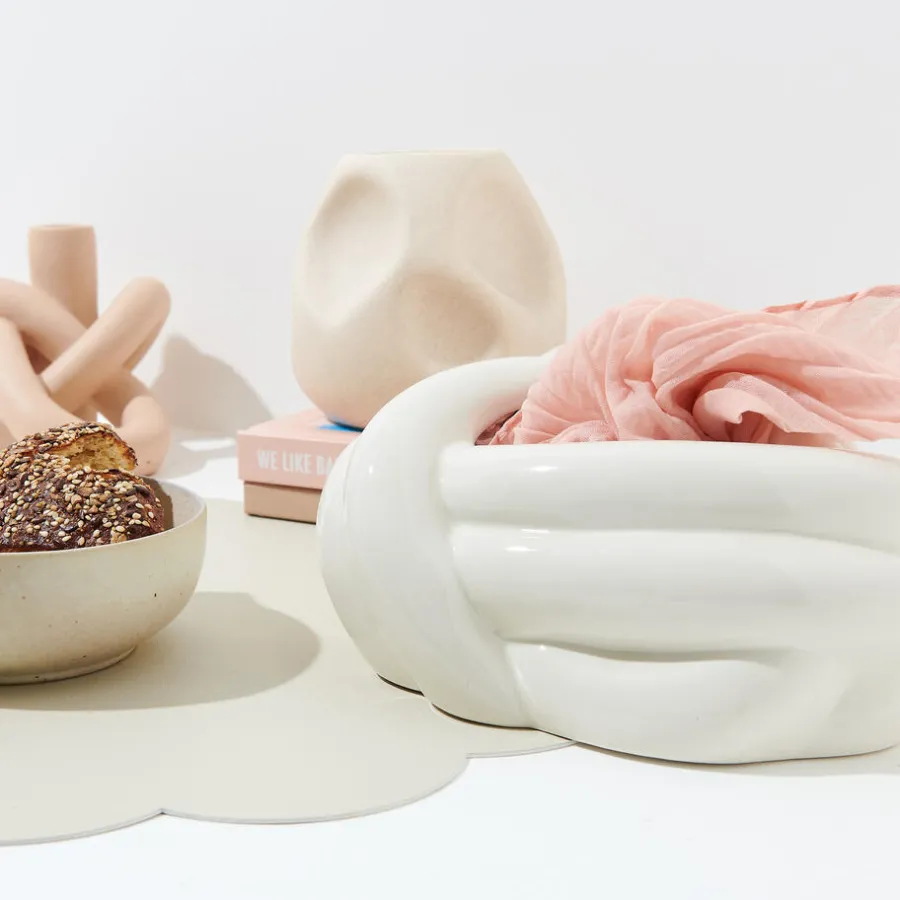 Kwantum Vazen & Potten*Vaas Pile Beige