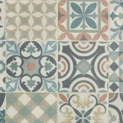 Kwantum Vinyl Vloeren*Vinyl Mesa Tegellook Je berekent hoeveel meters je nodig hebt door lengte en breedte in te vullen