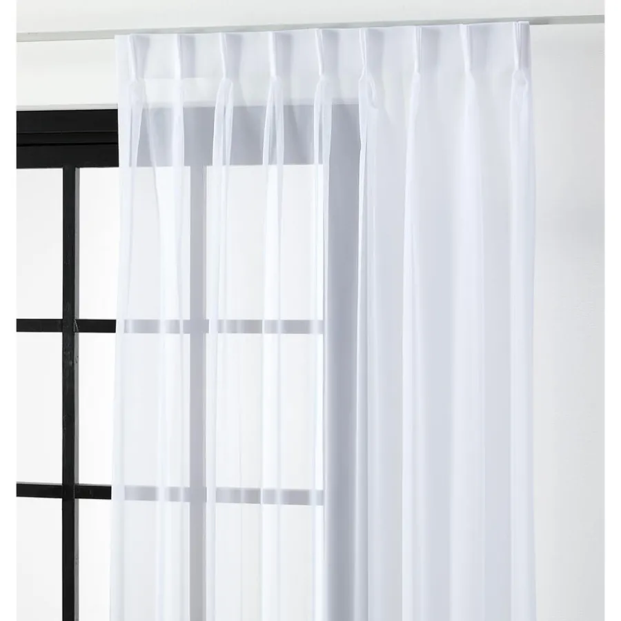 Kwantum Vouwgordijnen|Vitrages*Vitrage Violet Wit