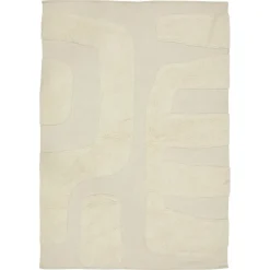 Kwantum Vloerkleden|Vloerkleden Woonkamer*Vloerkleed Metz 160x230 Cm Off-White