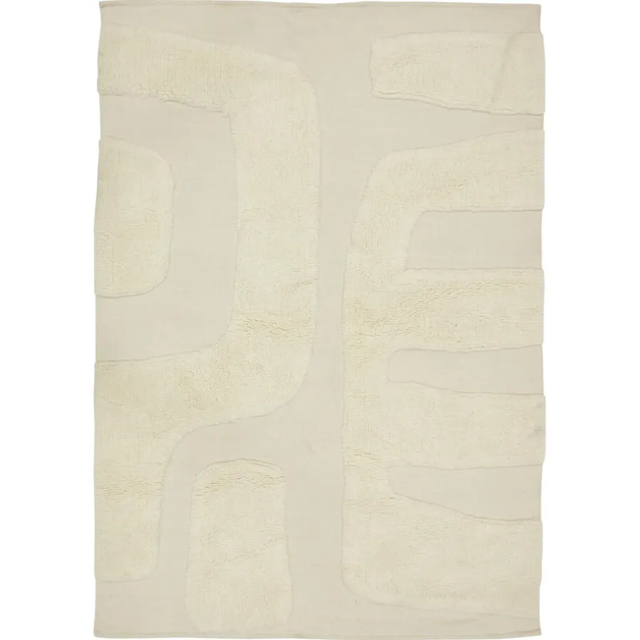 Kwantum Vloerkleden|Vloerkleden Woonkamer*Vloerkleed Metz 160x230 Cm Off-White