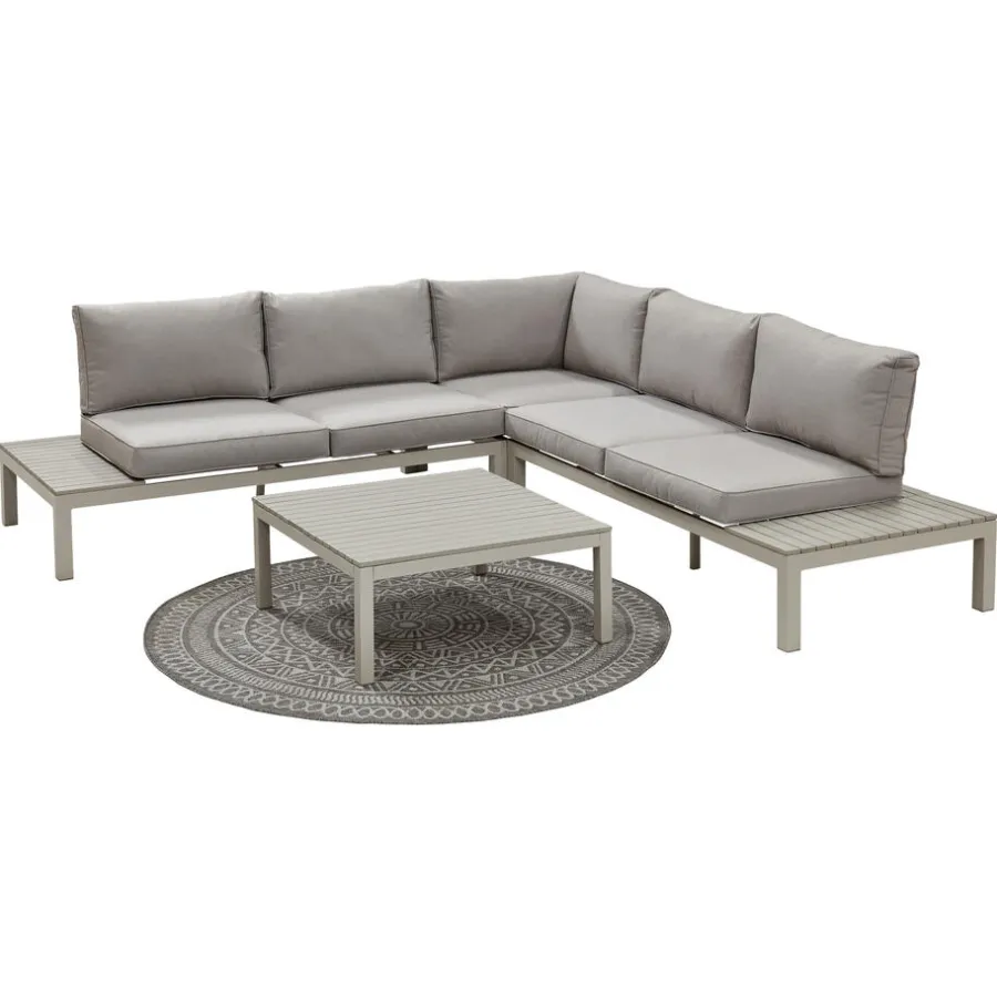 Kwantum Vloerkleden|Buitenkleden*Vloerkleed Rino Grijs