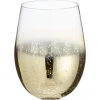 Kwantum Kerstservies|Glazen*Waterglas Shine Goud - 500 Ml