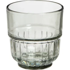 Kwantum Kerstservies|Glazen*Waterglas Stapelbaar Smoke Dr.Grijs