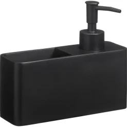 Kwantum Keukenaccessoires|Badkameraccessoires*Zeepdispenser Bakje Zwart